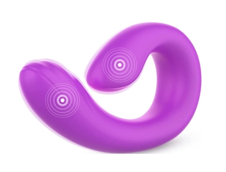 Vibrador femenino con Control remoto inalámbrico, masajeador Invisible portátil compartido por pareja, estimulación del clítoris, morado BISBISOOUS...