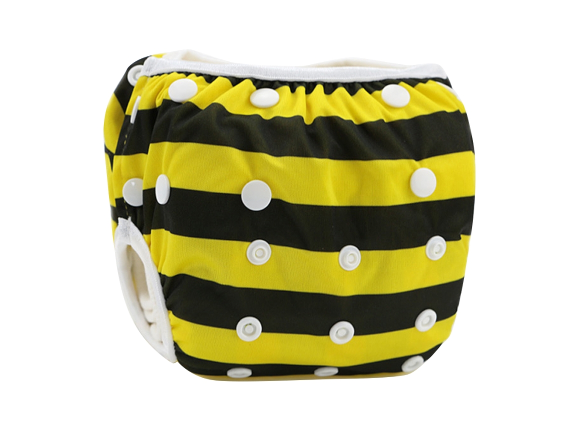 Cambiador De Bebé Reutilizable Para Nadar, Ajustable, Impermeable, Transpirable, Con Sello De Abeja.
