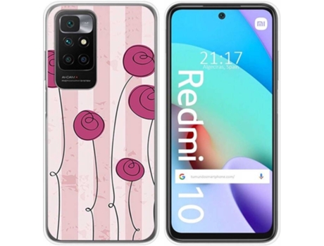 Carcasa Xiaomi Redmi 10 TUMUNDOSMARTPHONE Flores Vintage Multicolor