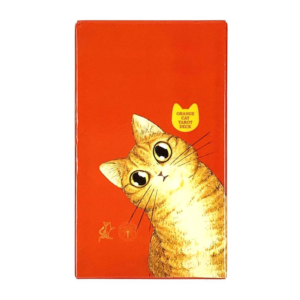 Um Baralho De Tarô Totalmente Novo, Com 78 Cartas, Apresentando Desenhos Divertidos De Gatos Em Estilo Cartoon.