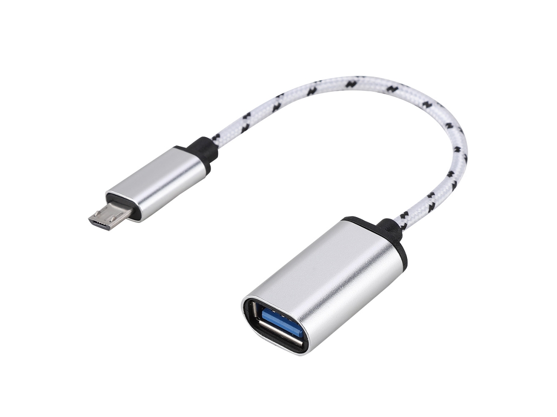 Adaptador Otg Android Cable Weaving Cable De Conversión