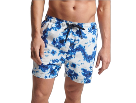 Pantalones Cortos para Hombre SUPERDRY De Baño Studios Azul (Talla:XXL)