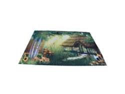 Tapiz de bosque de cuento de hadas 200x150cm para pared y decoración