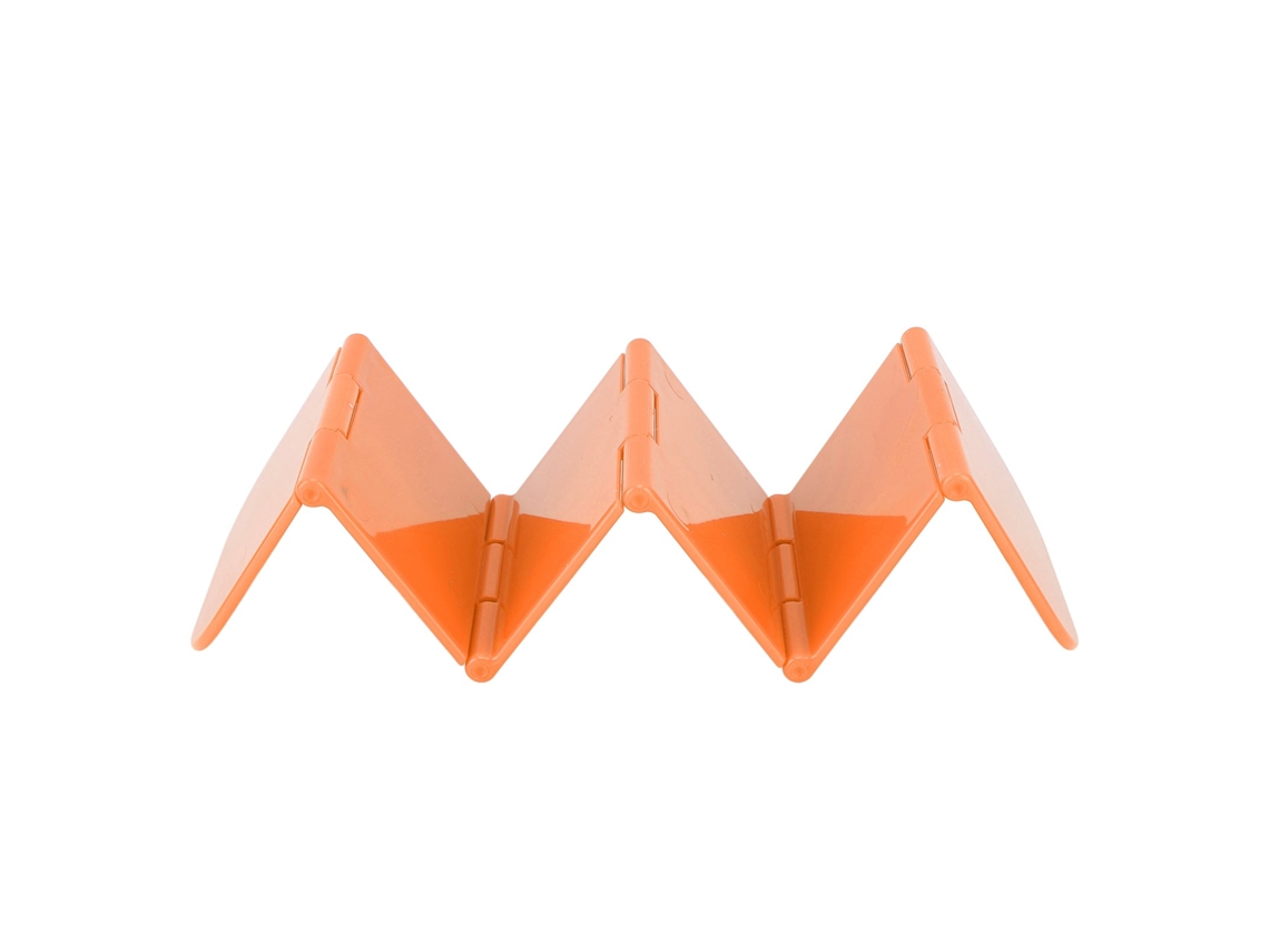 Soporte Estable Para Tacos De Abs, Apto Para Lavavajillas Y Microondas, Ideal Para Fiestas, Color Naranja.
