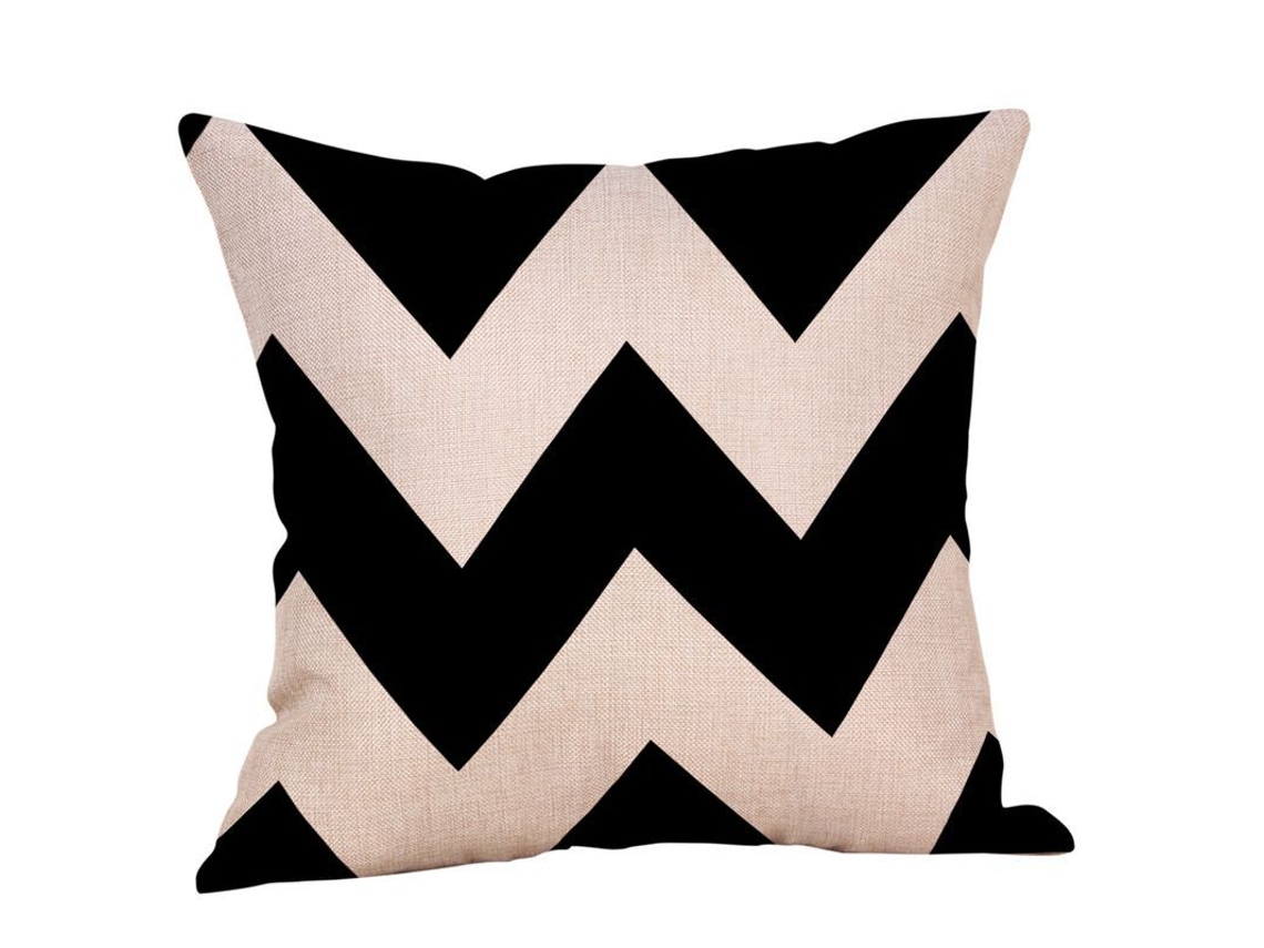 Rebe-conjunto De 2 Fundas De Almohada Cuadradas De Patrones Geométricos 18x18 Pulgadas Para Oficina Y Coche