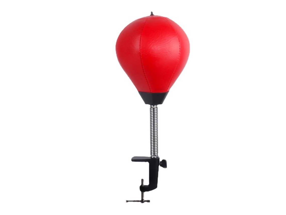 Saco de Boxeo Inflable con Clip para Mesa Antiestrés CUICH (rojo)