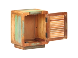 Maison Exclusive - Mesita De Noche De Madera Maciza Reciclada 40x30x50 Cm
