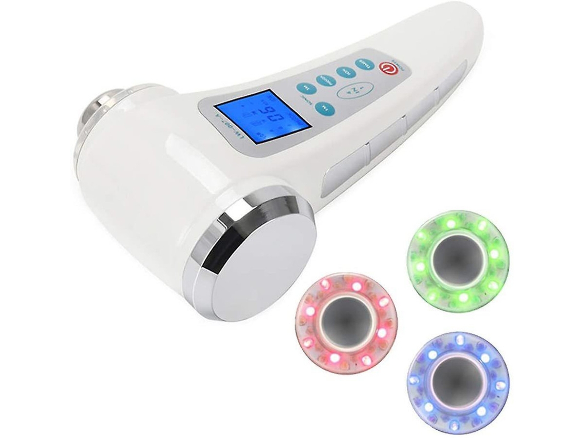 Dispositivos De Ultrasonidos De Belleza De 1 Mhz + 3 Mhz Para Cuerpo Y Rostro. Rejuvenecimiento, Limpieza De La Piel, Antienvejecimiento Y T