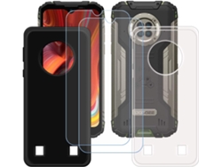 Conjunto de Protectores de Pantalla Antiqueda Filme para Doogee S96 Pro HONGWE. Transparente (2un)
