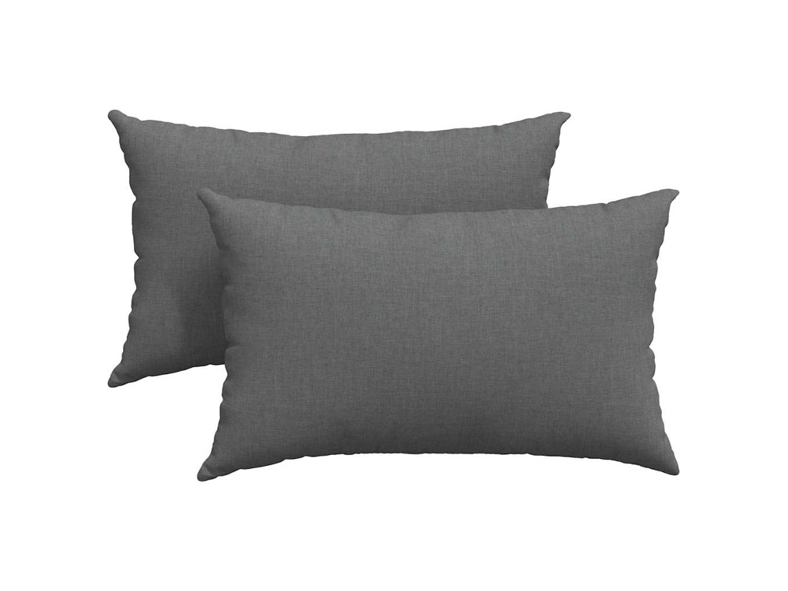 Cojines para sofá, 2 unidades, cojín grande para sofá, gris oscuro, 50x30cm HARLANV1