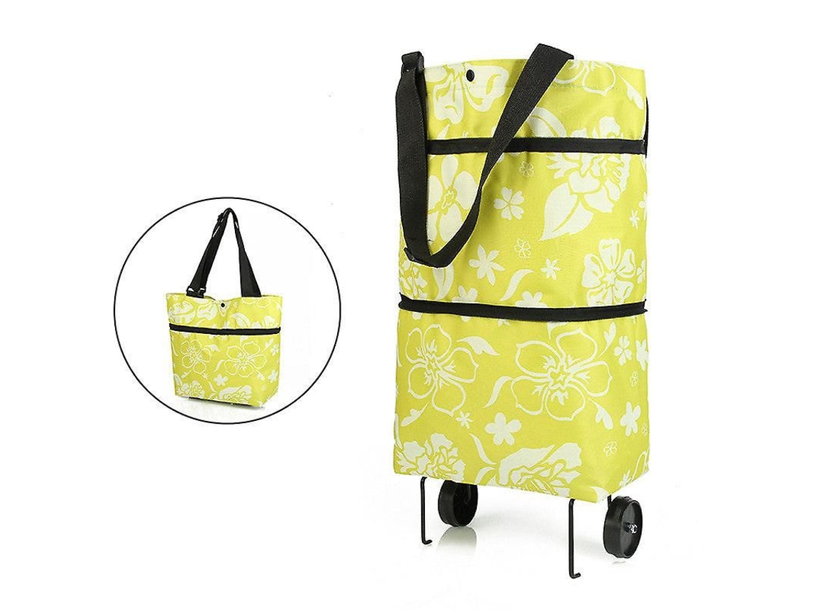 Carritos de compra plegables GOKOCO, bolsas de compra reutilizables con ruedas