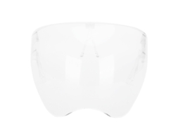 Protector Facial Transparente, Libre De Humo Y De Cobertura Total, Con Visera, Para La Escuela, La Oficina Y El Restaurante.