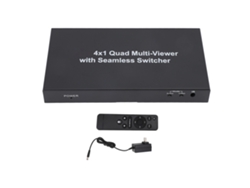 Switch Multivisor 4x1 Quad Multi Viewer Seamless 1080p 60hz 5 Modos De Visualización Para Cámaras De Seguridad Consola De Juegos Enchufe Usb