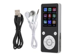 Reprodutor De Música E Vídeo Mp4 Portátil Com Bluetooth 4.2 Tela 1.8 Polegadas Cartão De Memória 32g Prata