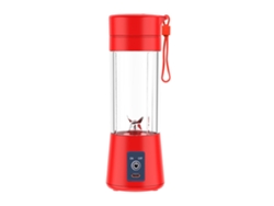 Licuadora Portátil Para Jugos Exprimidor Recargable Por Usb Máquina De Mezcla Gusshious Rojo