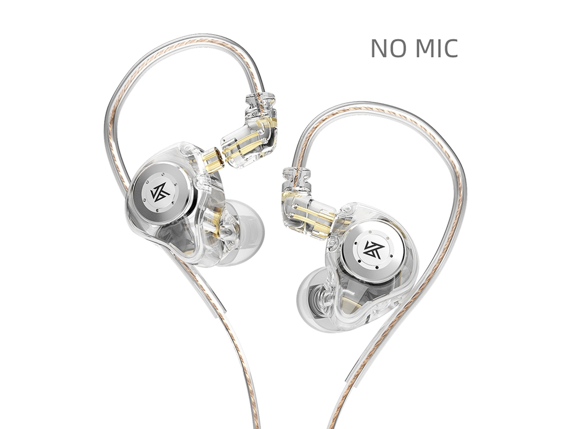 Auriculares metálicos con cable, alta fidelidad, bajos potentes, para DJ MDUG (blancos, sin micrófono)