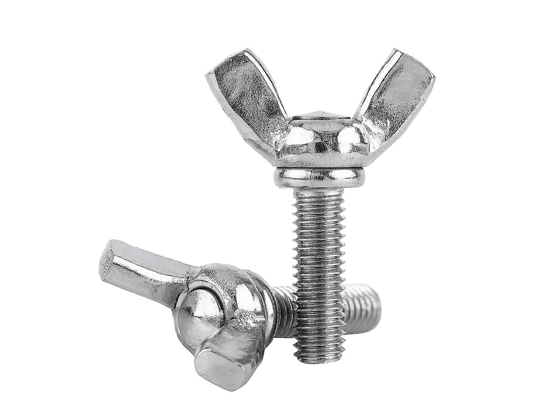 Omni-tornillos De Ala De Acero Inoxidable 304 Plata Para Mano Sin Herramientas (5 Piezas)