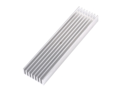 Disipador De Calor De Aluminio Diy 100*25*10mm Para Chip Ic Led Transistor De Potencia