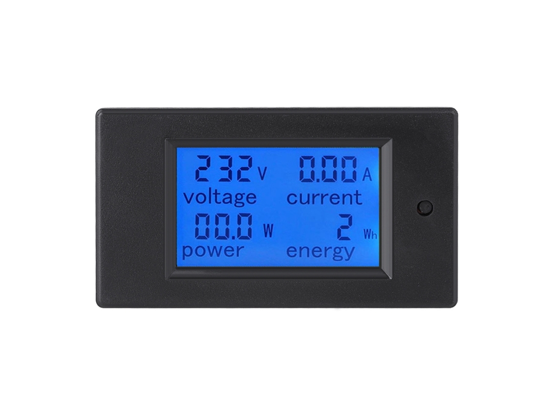 Voltímetro digital (prueba de voltaje, corriente, potencia y energía)