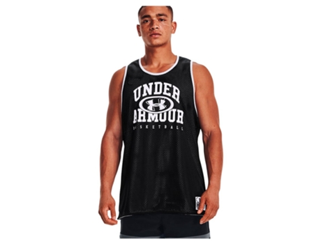 Camiseta sin Mangas de Hombre para Fútbol UNDER ARMOUR Baseline Reversible Negro (L)