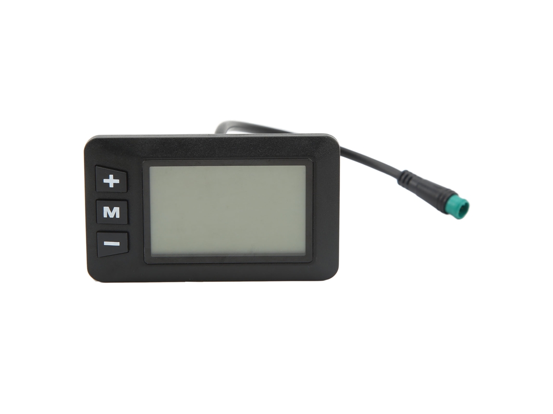 Pantalla LCD para bicicleta eléctrica de 36 V, resistente al agua y con acabado de precisión.