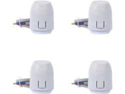 Juego De 2 Tapones De Rosca De Metal De 4 Mm Para Uso Doméstico E Profissional Com Acabamento Resistente E Durável