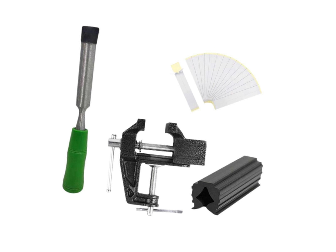 Kit de reemplazo de grip de golf, herramienta para retirar cinta adhesiva y accesorios de reemplazo de grip. Rosewell