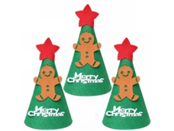 Gorro de Papá Noel para niños, decoración de fieltro, capucha TRUYUETY