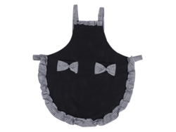 HYMNORA Delantal Femenino Vintage con Lazos y Encaje con Bolsillo para Cocina y Accesorios de Cocina