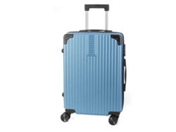 Equipaje de cabina DAM Trolley fabricado en material ABS ligero con esquinas reforzadas y cerradura de combinación.