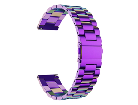 Correa de acero inoxidable 3 perlas flexibles para Samsung Galaxy Watch4 Classic 46mm/Classic 42mm/44mm/40mm - multicolor