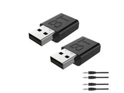 Receptor y transmisor de audio Rosewell Msd118 Bluetooth 5.0 (paquete de 2)