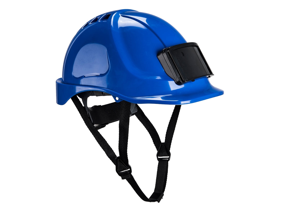 Casco de resistencia con soporte para insignia naranja