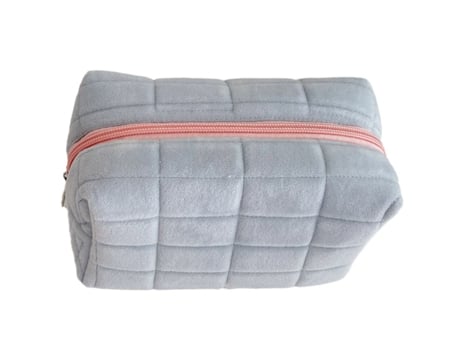 Bolsas De Felpa, Linda Bolsa De Almacenamiento Suave Con Cremallera Para Artículos De Oficina, Azul ZMDECQNA