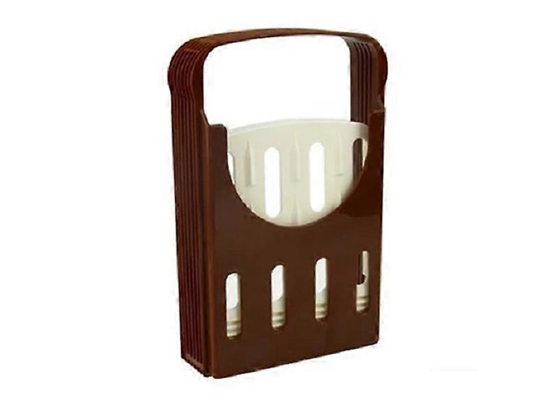 Cortador De Pan Ajustable Con 4 Espesores Para Pan Casero, Bagel Y Sándwiches, Fácil De Limpiar Y Almacenar