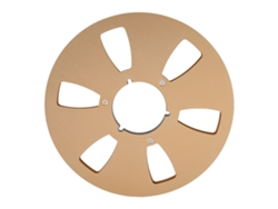 Carrete De Cinta Vacío De 10 Pulgadas Y 1/4 De Pulgada, Aleación De Aluminio, 6 Orificios, Universal Para Grabadoras De Cinta.