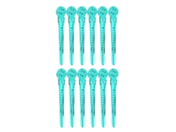 Vlrla-12 Unidades/box Green Cabelo Styling Clips Para Salão Sectioning