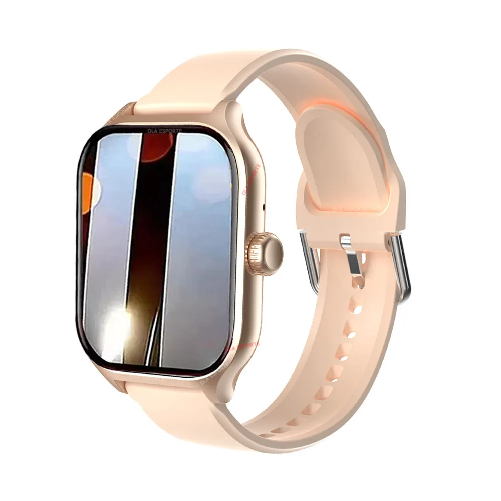 Reloj Inteligente (dorado), Bluetooth, Control Por Voz, Monitorización De Oxígeno En Sangre/presión Arterial, Resistente Al Agua.