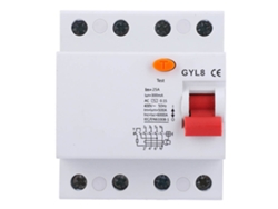 2026velora-interruptor De Circuito 4p 25a 300ma Protector De Fuga Eléctrico 400vac Ip20 50/60hz