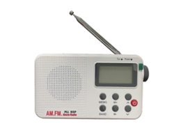 Radio portátil GOKOCO AM/FM/SW con pantalla LCD