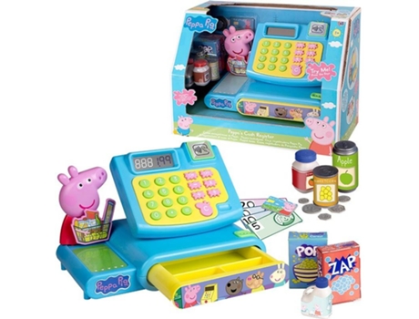 Caja CYP Registradora Peppa Pig con Calculadora y Escáner