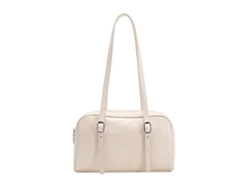 Bolso de hombro sencillo, bolso de hombro a juego, bolso de mano de gran capacidad para mujer, Lalamoli blanco