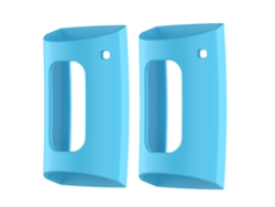 2 Piezas De Funda Protectora De Pulsera Inteligente De Silicona Colorida Para Fitbit Charge 3 Azul