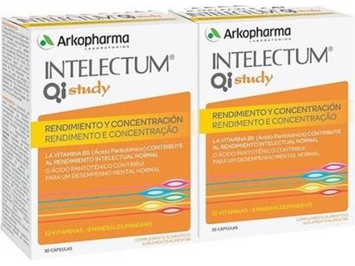 Complemento Alimentar ARKOPHARMA Pacote De Estudo Intelectum (60 cápsulas)