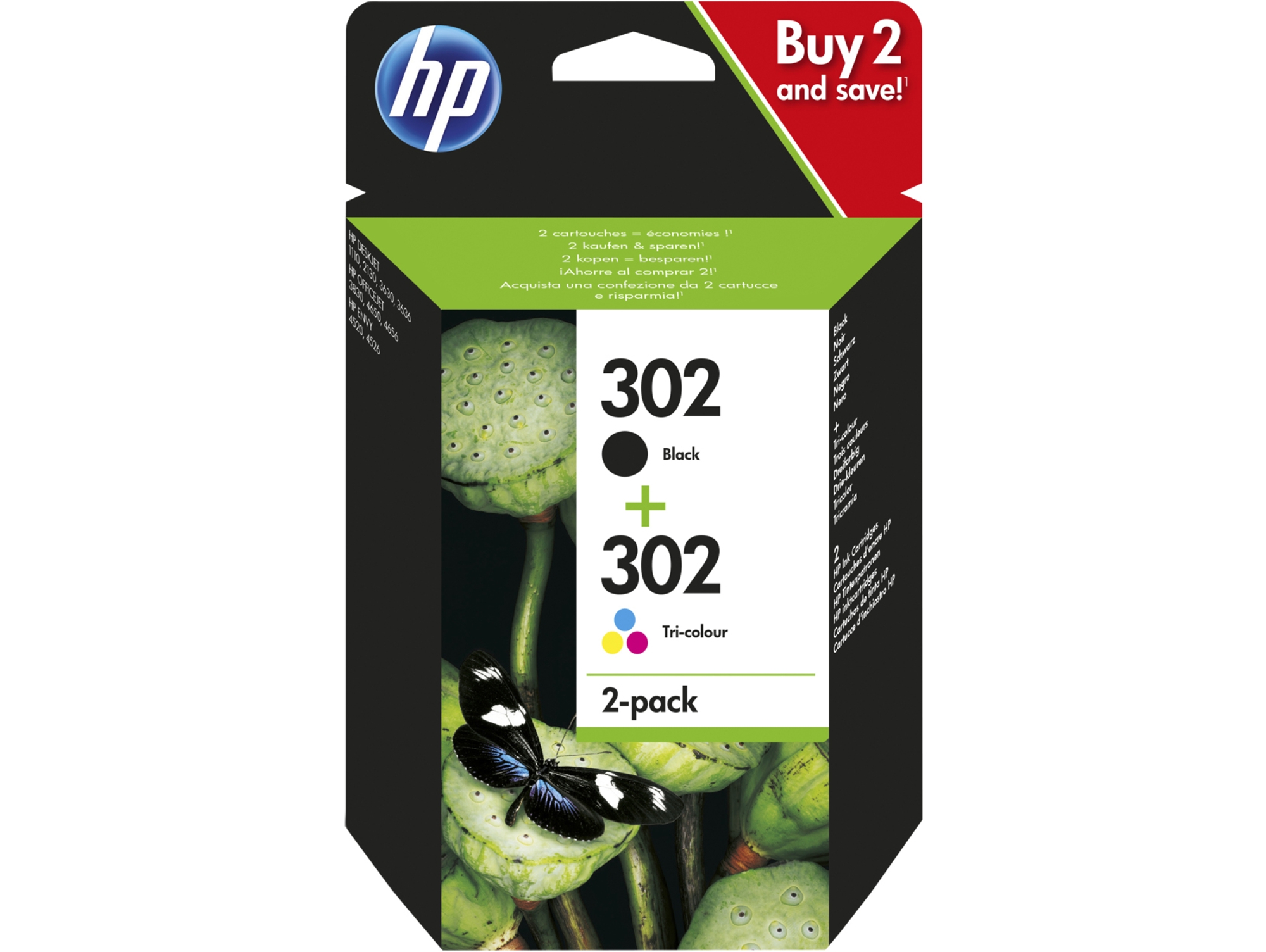 Cartucho de tinta HP 302