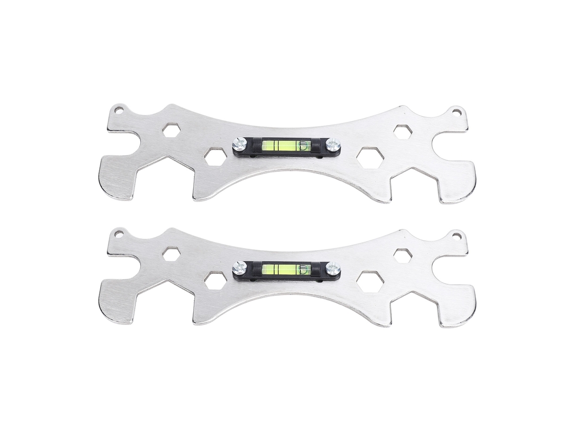 2 Llaves Universales Para Ducha, Multifuncionales, Portátiles, De Acero Inoxidable, Para Reparación De Baños.