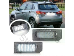 Compatible Con 2 Luces Led Para Matrícula Trasera De Mitsubishi Asx Outlander Sport 2011 2012 2013 2014 2015 2016 2017 2018 2019 2020
