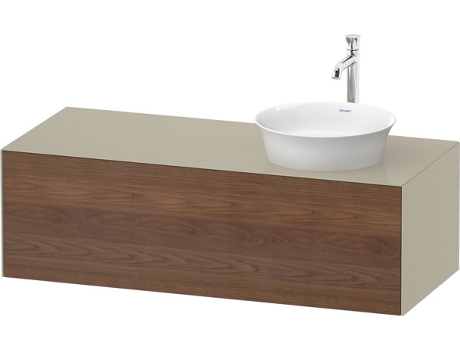 DURAVIT Tulip blanco, mueble de pared, ancho 1300 x fondo 550mm, con 1x extraíble, con tecnología tip-on, WT4977R