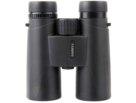 Binoculares potentes para adultos 12X42 Binoculares compactos con lente Fmc Binoculares de visión nocturna antivaho e impermeables P-Negro YIZHOOD