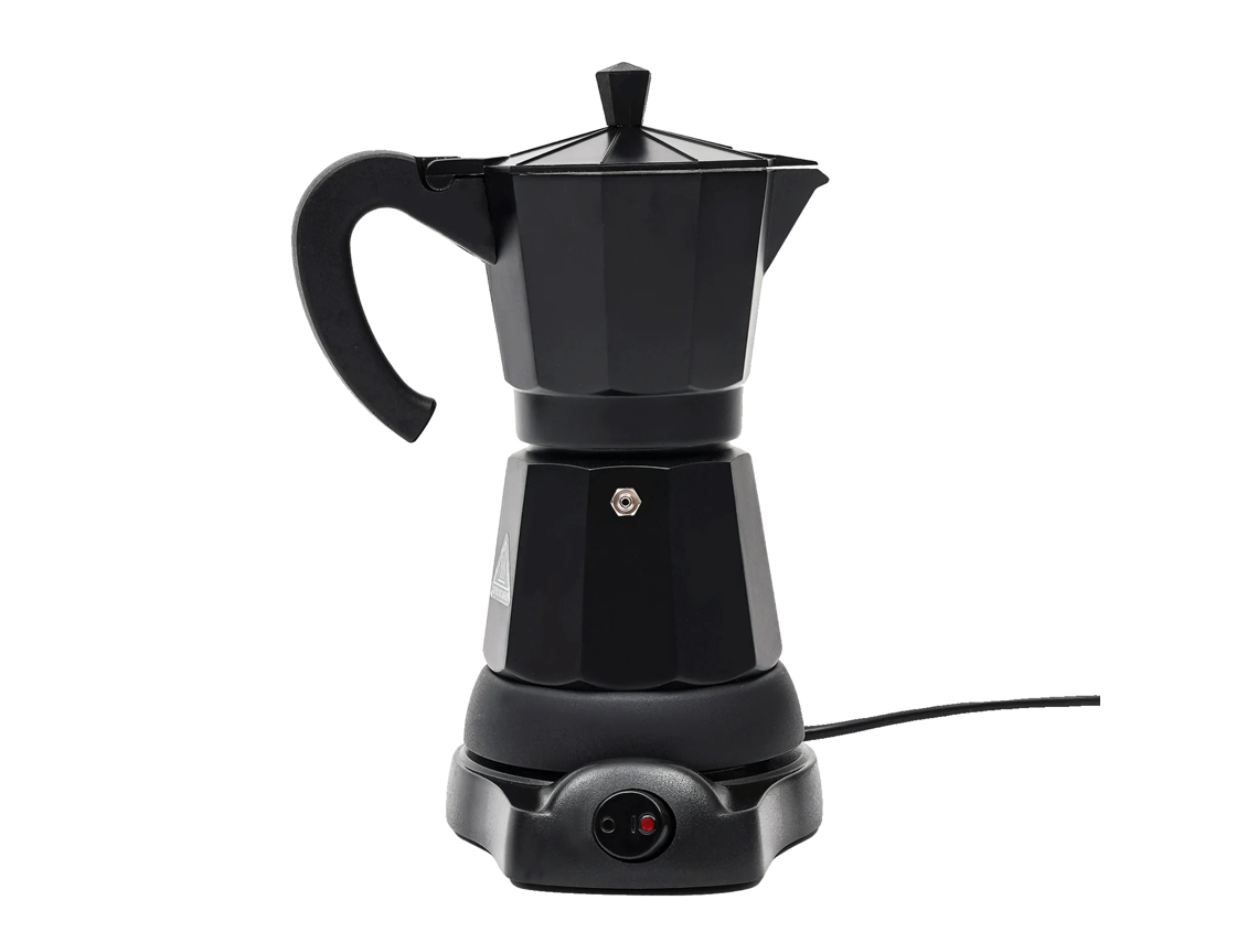 Cafetera eléctrica de 300 ml, diseño moderno, color negro OEM